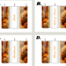 Faux glitter wedding cup, Groomsman fall gift tumbler, Boho wedding party drinkware, 